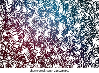 Dunkelrosa, blaue Vektorvorlage mit wiederholten Sticks. Linien auf unscharfem abstraktem Hintergrund mit Farbverlauf. Das beste Design für Ihre Anzeige, Ihr Poster, Ihr Banner.