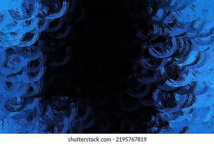 Dark Pink, Blue vector template with bent lines. Colorful illustration in abstract style with gradient. Background for cell phone screens.