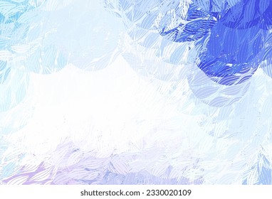 Dark Pink, Blue vector template with chaotic shapes. Colorful chaotic forms with gradient in modern style. Background for a cell phone.