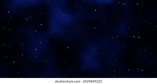 Dark Pink, Blue vector template with neon stars. Shining colorful illustration with small and big stars. Pattern for new year ad, booklets.