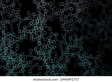 Dark Pink, Blue vector template with artificial intelligence structure. Shining colorful illustration with real structure of AI. Template for ads of intellect, innovations.