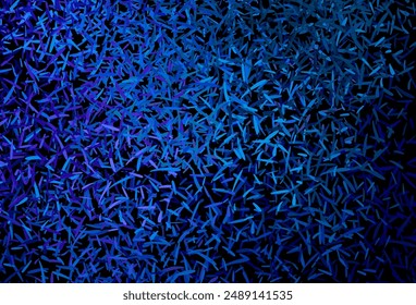 Dark Pink, Blue vector template with repeated sticks. Lines on blurred abstract background with gradient. Best design for your ad, poster, banner.
