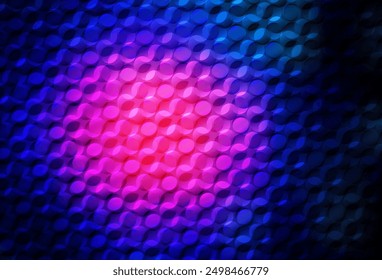 Dark Pink, Blue vector template with circles. Blurred bubbles on abstract background with colorful gradient. Design for your business advert.