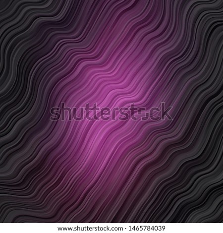 Dark Pink, Blue vector template with wry lines. Colorful illustration with curved lines. Pattern for busines booklets, leaflets