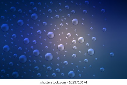 Dark Pink, Blue vector texture with disks. Illustration with set of shining colorful abstract circles. The pattern can be used for ads, leaflets of liquid.