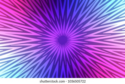 Dark Pink, Blue vector texture with colored lines. Lines on blurred abstract background with gradient. Smart design for your business advert.