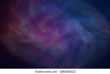 Dark Pink, Blue vector texture with milky way stars. Modern abstract illustration with Big Dipper stars. Best design for your ad, poster, banner.