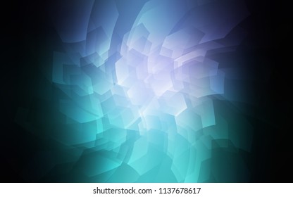 Dark Pink, Blue vector texture with colorful hexagons. Illustration with set of colorful hexagons. Pattern for texture of wallpapers.