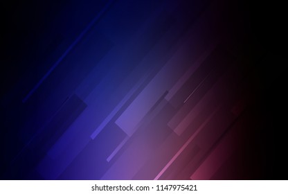 Dark Pink, Blue vector texture with colored lines. Shining colored illustration with sharp stripes. Pattern for ads, posters, banners.