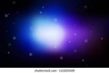 Dark Pink, Blue vector texture with disks. Blurred decorative design in abstract style with bubbles. Pattern can be used for ads, leaflets.