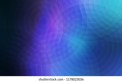 Dark Pink, Blue vector texture with disks. Blurred decorative design in abstract style with bubbles. Pattern can be used for beautiful websites.