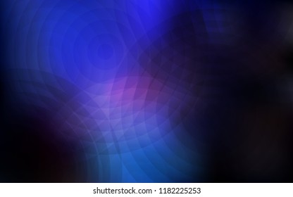 Dark Pink, Blue vector texture with disks. Modern abstract illustration with colorful water drops. Pattern can be used as texture of wallpapers.