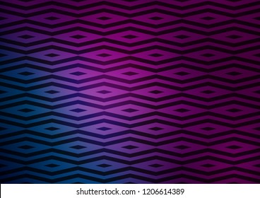 Dark Pink, Blue vector texture in triangular style. Glitter abstract illustration with triangular shapes. Pattern for busines ad, booklets, leaflets