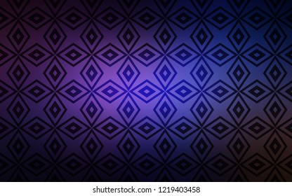 Dark Pink, Blue vector texture in rectangular style. Decorative design in abstract style with rectangles. The template can be used as a background.