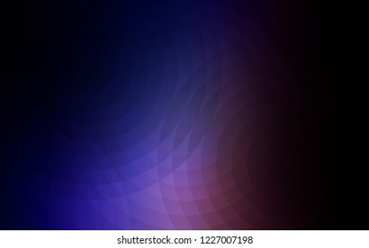 Dark Pink, Blue vector texture with disks. Beautiful colored illustration with blurred circles in nature style. Pattern can be used for ads, leaflets.