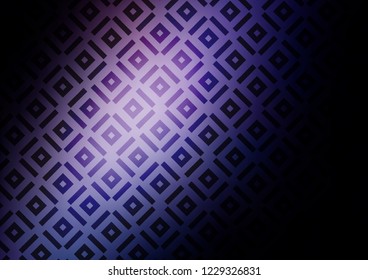Dark Pink, Blue vector texture with lines, rhombuses. Colorful decorative design in simple style with lines, rhombuses. Pattern for business booklets, leaflets.