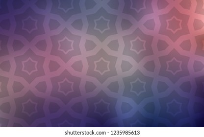 Dark Pink, Blue vector texture with beautiful stars. Modern geometrical abstract illustration with stars. Pattern for websites, landing pages.