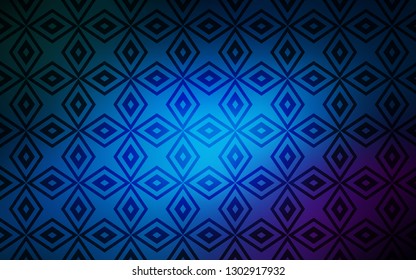 Dark Pink, Blue vector texture in rectangular style. Modern abstract illustration with colorful rectangles. Pattern for commercials.