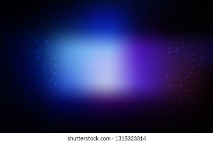 Dark Pink, Blue vector texture with milky way stars. Modern abstract illustration with Big Dipper stars. Pattern for astrology websites.