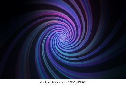Dark Pink, Blue vector texture with milky way stars. Space stars on blurred abstract background with gradient. Pattern for astrology websites.