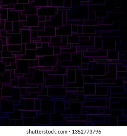 Dark Pink, Blue vector texture in rectangular style. Rectangles with colorful gradient on abstract background. Template for cellphones.