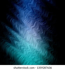 Dark Pink, Blue vector texture with wry lines. Colorful geometric sample with gradient curves.  Pattern for booklets, leaflets.