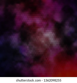 Dark Pink, Blue vector texture with circles. Abstract illustration with colorful spots in nature style. Pattern for websites, landing pages.
