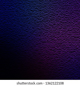 Dark Pink, Blue vector texture with wry lines. Abstract gradient illustration with wry lines. Pattern for booklets, leaflets.