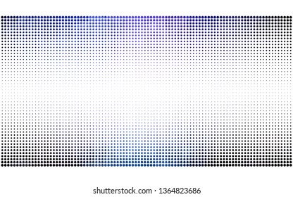 Dark Pink, Blue vector  texture with disks. Glitter abstract illustration with blurred drops of rain. Design for your business advert.