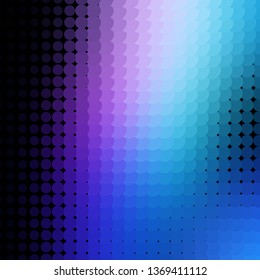 Dark Pink, Blue vector texture with circles. Modern abstract illustration with colorful circle shapes. Design for posters, banners.