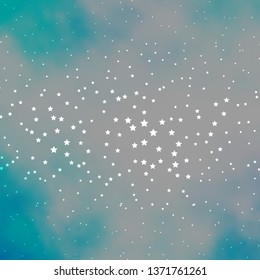 Dark Pink, Blue vector texture with beautiful stars. Modern geometric abstract illustration with stars. Design for your business promotion.