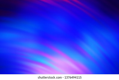 Dark Pink, Blue vector texture with curved lines. A completely new colorful illustration in simple style. Abstract style for your business design.