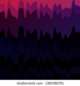 Dark Pink, Blue vector texture with circular arc. Illustration in halftone style with gradient curves. Pattern for booklets, leaflets.