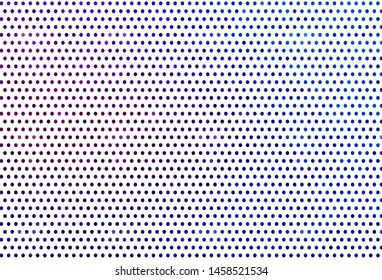 Dark Pink, Blue vector texture with disks. Abstract illustration with colored bubbles in nature style. Pattern for ads, leaflets.