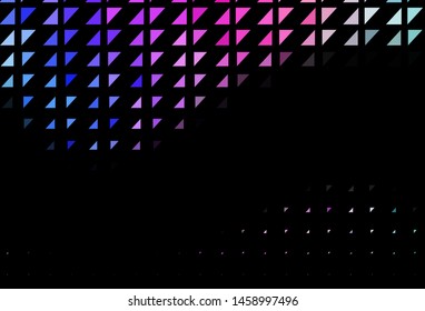 Dark Pink, Blue vector texture with disks. Beautiful colored illustration with blurred circles in nature style. Completely new template for your brand book.