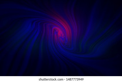 Dark Pink, Blue vector texture with milky way stars. Glitter abstract illustration with colorful cosmic stars. Smart design for your business advert.