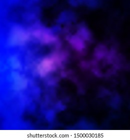 Dark Pink, Blue vector texture with cloudy sky. Gradient illustration with colorful sky, clouds. Pattern for your booklets, leaflets.