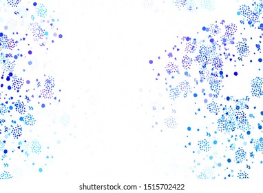 Dark Pink, Blue vector texture with abstract forms. Simple colorful illustration with abstract gradient shapes. Elegant design for wallpapers.