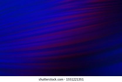 Dark Pink, Blue vector texture with colored lines. Lines on blurred abstract background with gradient. Pattern for your busines websites.