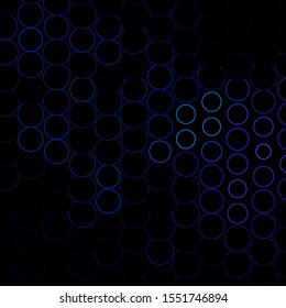 Dark Pink, Blue vector texture with disks. Abstract illustration with colorful spots in nature style. Pattern for websites.