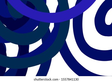 Dark Pink, Blue vector texture with bent lines. A shining illustration, which consists of curved lines. New composition for your brand book.
