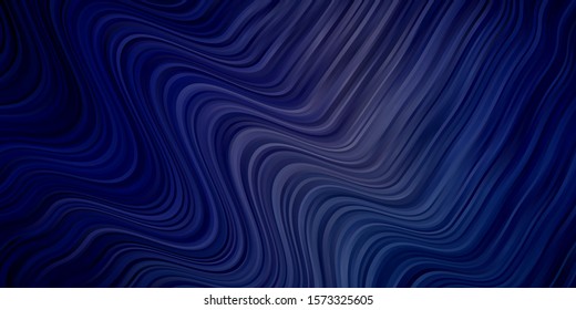 Dark Pink, Blue vector texture with wry lines. Colorful illustration, which consists of curves. Best design for your posters, banners.
