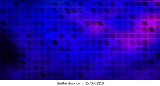 Dark Pink, Blue vector texture in rectangular style. Abstract gradient illustration with colorful rectangles. Design for your business promotion.