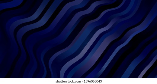 Dark Pink, Blue vector texture with circular arc. Gradient illustration in simple style with bows. Pattern for websites, landing pages.