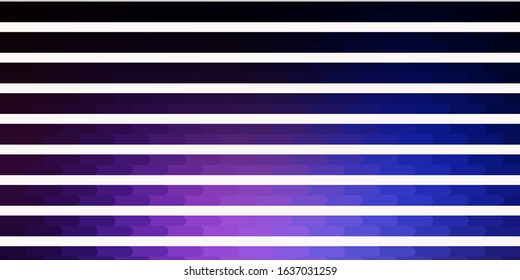 Dark Pink, Blue vector texture with lines. Geometric abstract illustration with blurred lines. Pattern for ads, commercials.