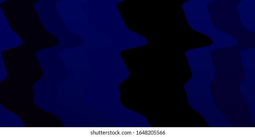 Dark Pink, Blue vector texture with curves. Abstract gradient illustration with wry lines. Smart design for your promotions.
