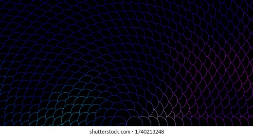 Dark Pink, Blue vector texture with disks. Glitter abstract illustration with colorful drops. Pattern for wallpapers, curtains.