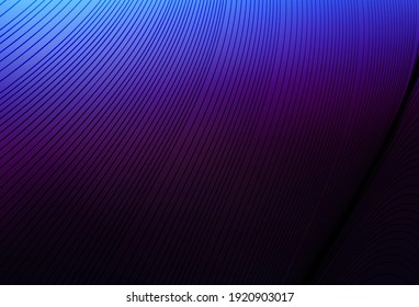 Dark Pink, Blue vector texture with bent lines. A completely new colorful illustration in simple style. New composition for your brand book.