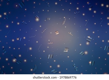 Dark Pink, Blue vector texture in birthday style. A colorful design in Christmas style with gradient. Pattern for booklets, leaflets of education.