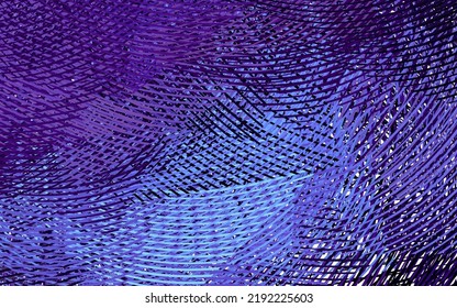 Dunkelrosa, blaue Vektorstruktur mit verbogenen Linien. Farbige geometrische Probe mit Farbverlauf-Linien.  Abstraktes Design für Ihre Website.